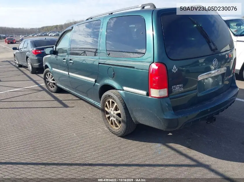 2005 Buick Terraza Cx VIN: 5GADV23L05D230076 Lot: 43934223
