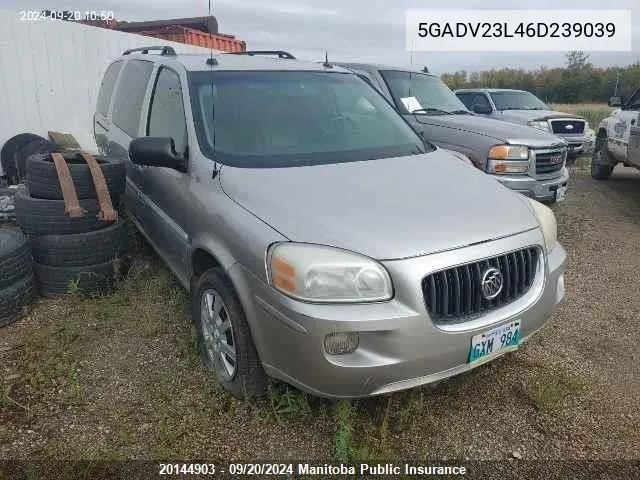 5GADV23L46D239039 2006 Buick Terraza Cx Ext