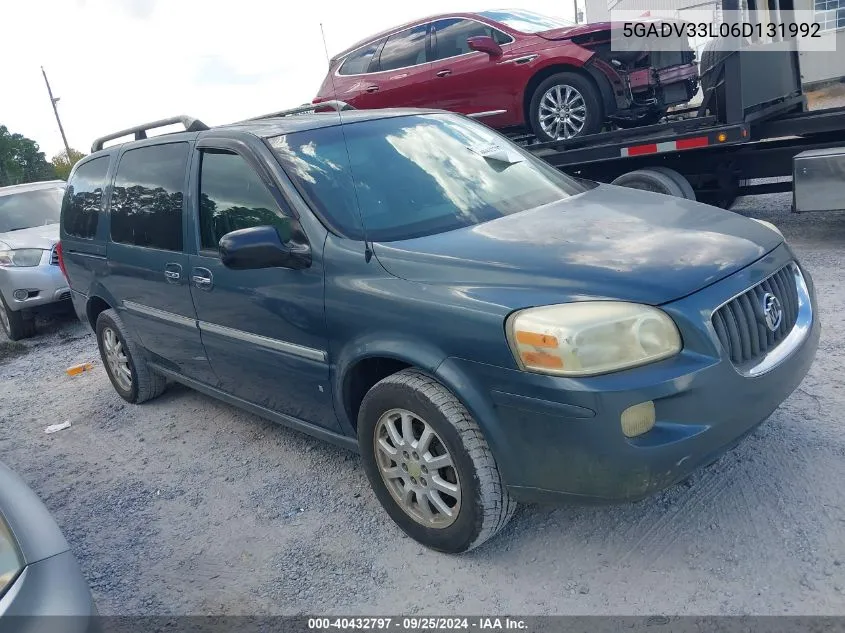 2006 Buick Terraza Cxl VIN: 5GADV33L06D131992 Lot: 40432797