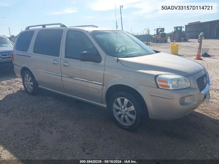 5GADV33157D114721 2007 Buick Terraza Cxl