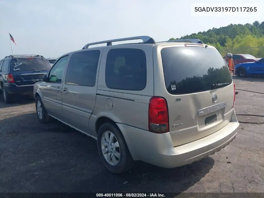 5GADV33197D117265 2007 Buick Terraza Cxl