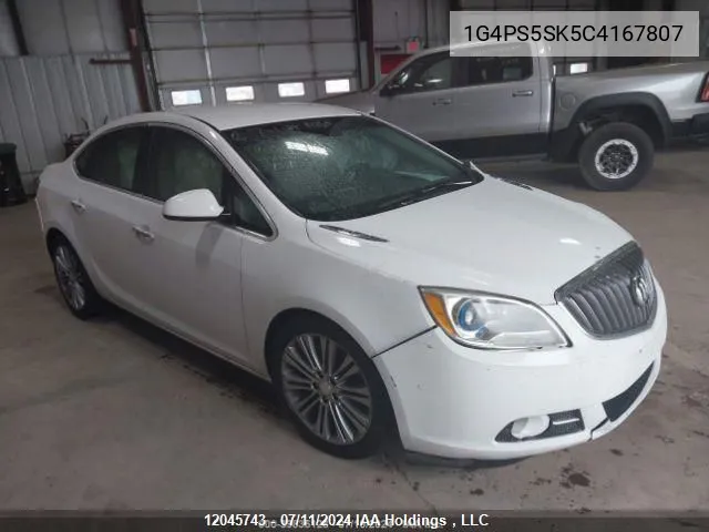 2012 Buick Verano VIN: 1G4PS5SK5C4167807 Lot: 12045743