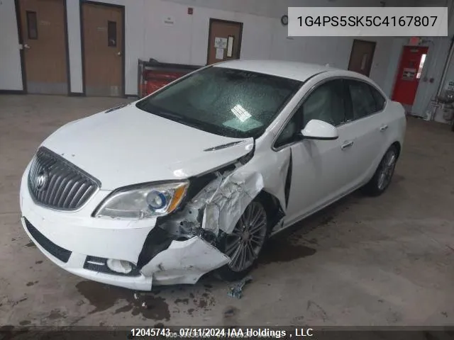 2012 Buick Verano VIN: 1G4PS5SK5C4167807 Lot: 12045743