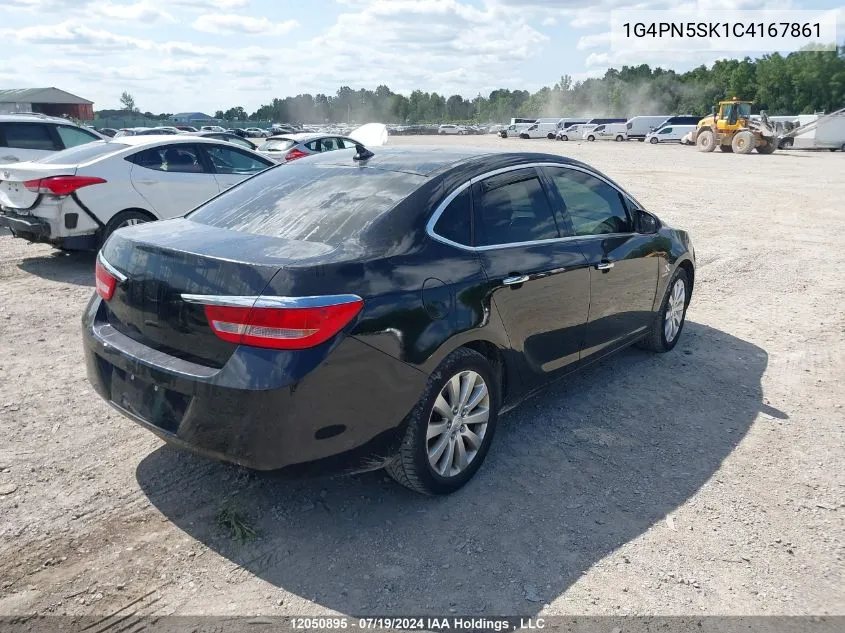 2012 Buick Verano VIN: 1G4PN5SK1C4167861 Lot: 12050895