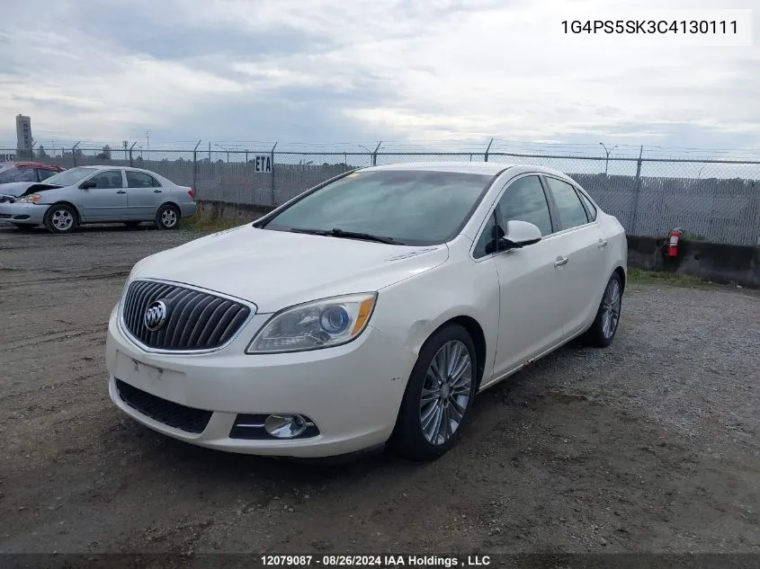 2012 Buick Verano VIN: 1G4PS5SK3C4130111 Lot: 12079087