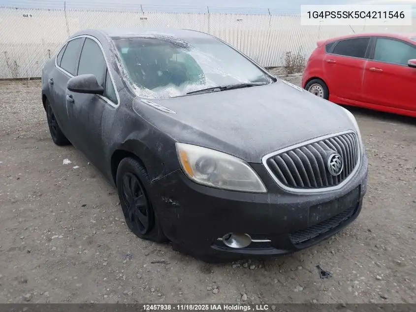 1G4PS5SK5C4211546 2012 Buick Verano Leather Package