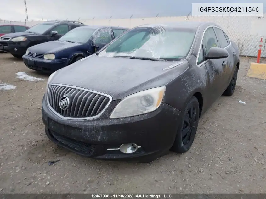 1G4PS5SK5C4211546 2012 Buick Verano Leather Package