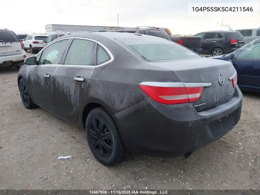 1G4PS5SK5C4211546 2012 Buick Verano Leather Package