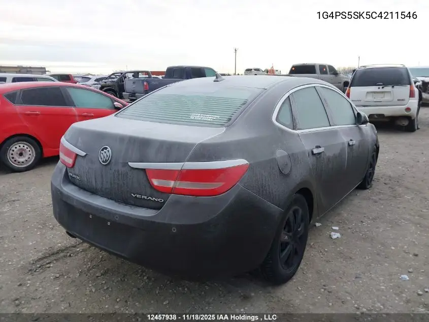 1G4PS5SK5C4211546 2012 Buick Verano Leather Package