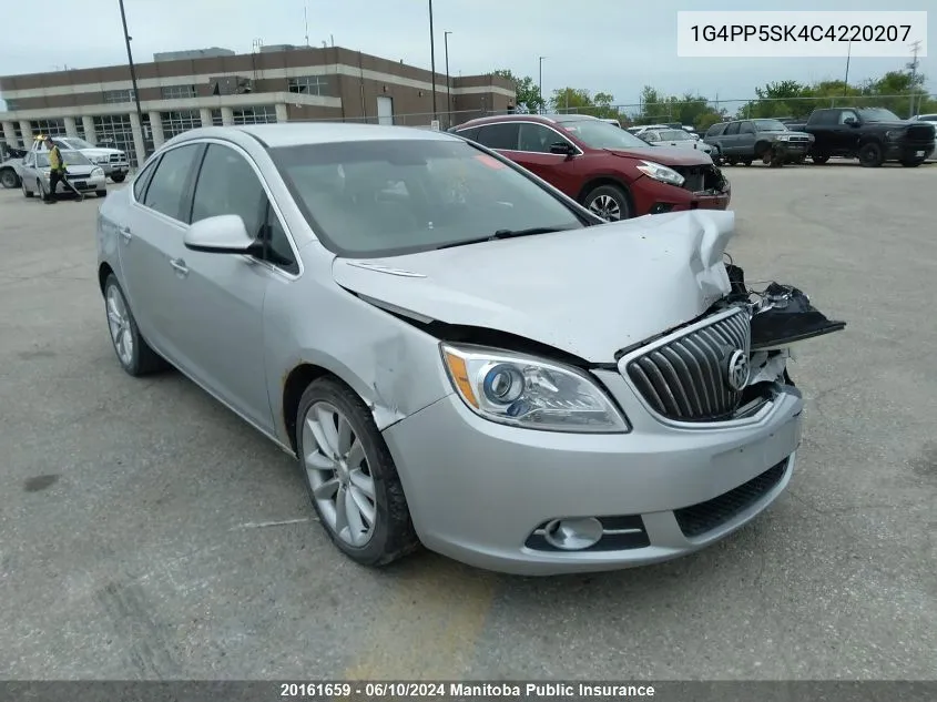 2012 Buick Verano VIN: 1G4PP5SK4C4220207 Lot: 20161659