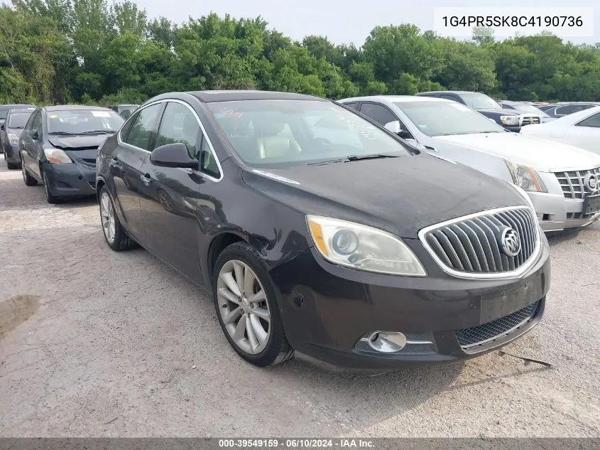 2012 Buick Verano Convenience Group VIN: 1G4PR5SK8C4190736 Lot: 39549159