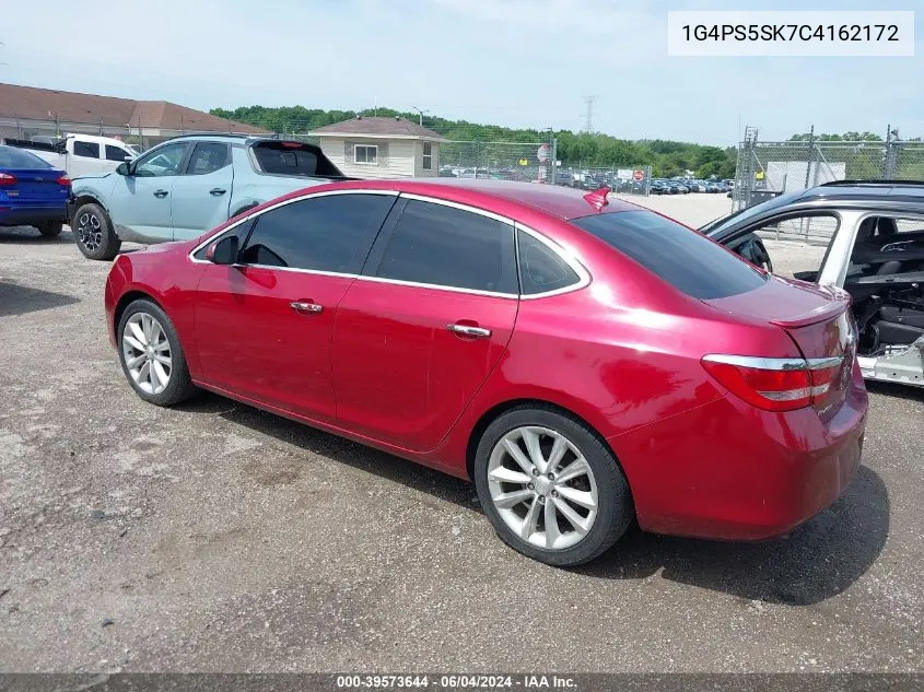 2012 Buick Verano Leather Group VIN: 1G4PS5SK7C4162172 Lot: 39573644