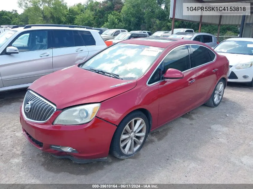 2012 Buick Verano Convenience Group VIN: 1G4PR5SK1C4153818 Lot: 39610164