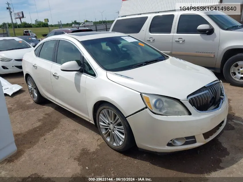 1G4PS5SK1C4149840 2012 Buick Verano Leather Group