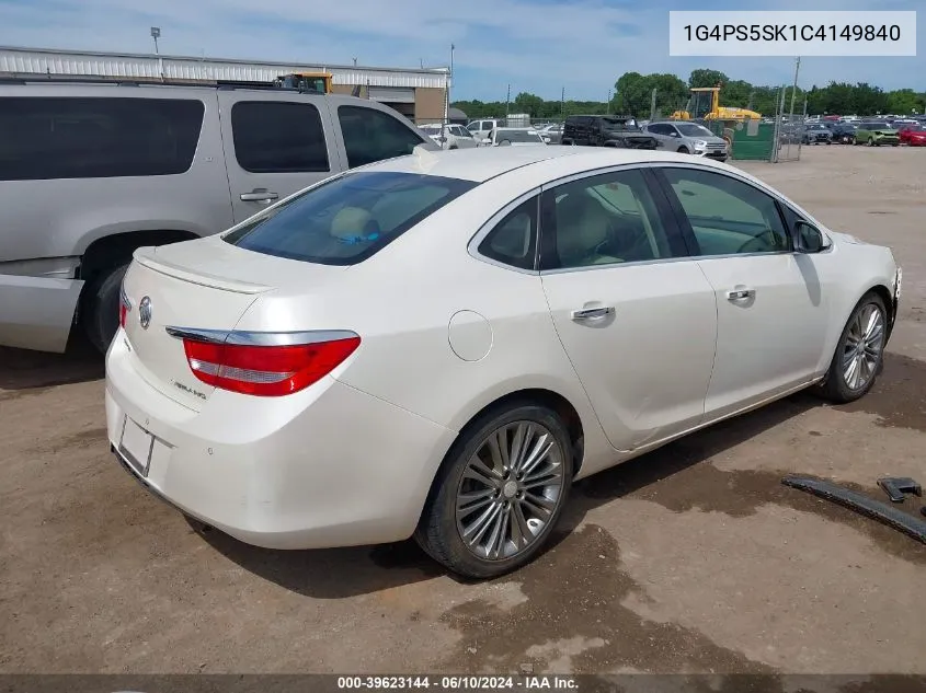 1G4PS5SK1C4149840 2012 Buick Verano Leather Group