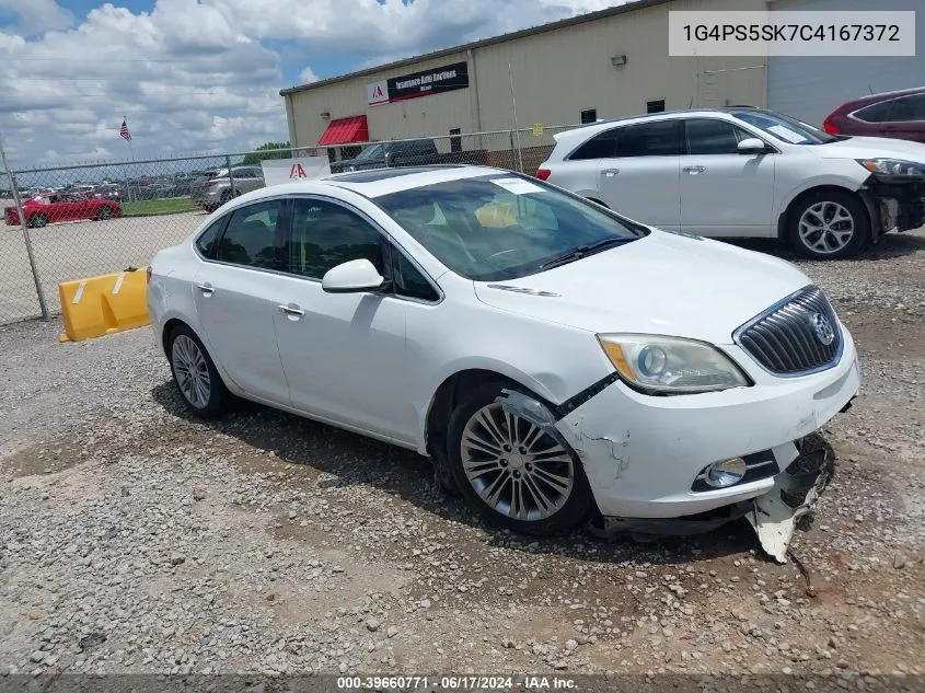 2012 Buick Verano Leather Group VIN: 1G4PS5SK7C4167372 Lot: 39660771