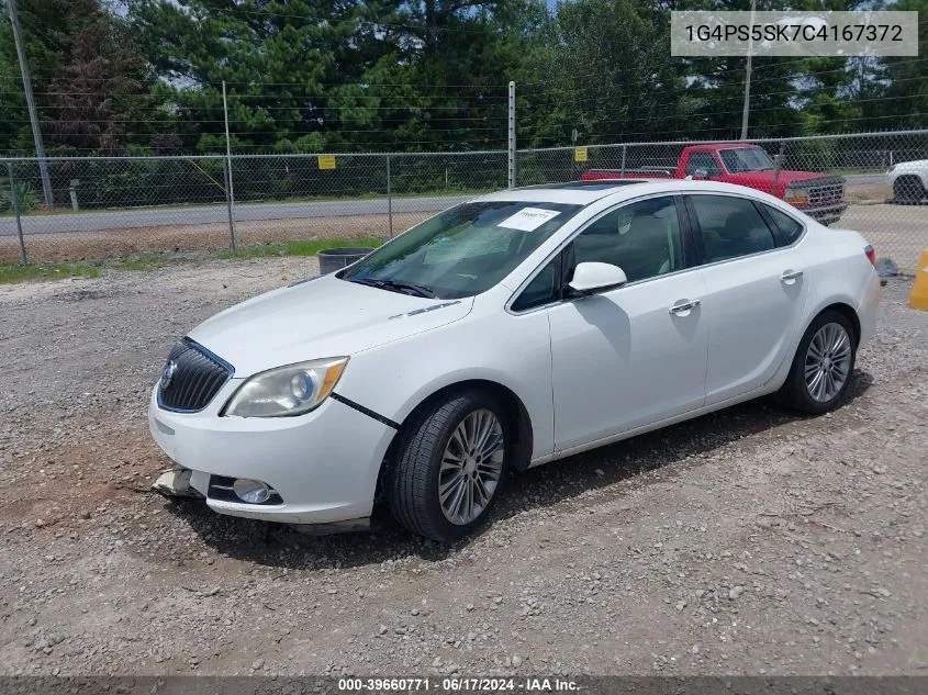 2012 Buick Verano Leather Group VIN: 1G4PS5SK7C4167372 Lot: 39660771