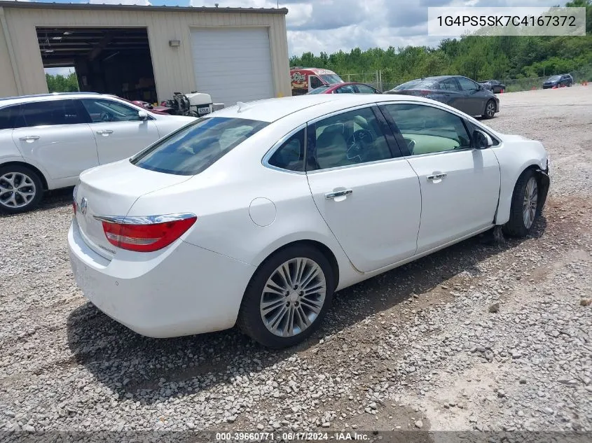 2012 Buick Verano Leather Group VIN: 1G4PS5SK7C4167372 Lot: 39660771