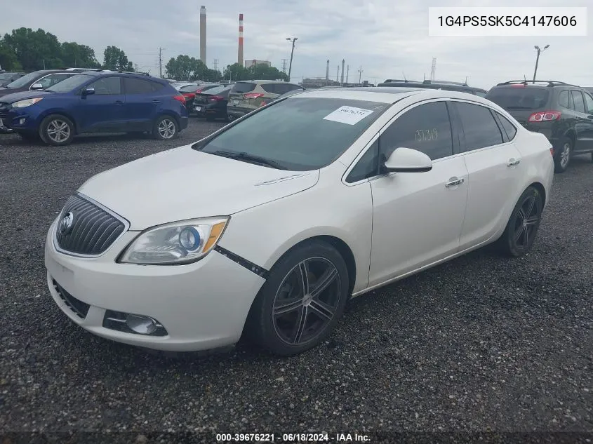 2012 Buick Verano Leather Group VIN: 1G4PS5SK5C4147606 Lot: 39676221