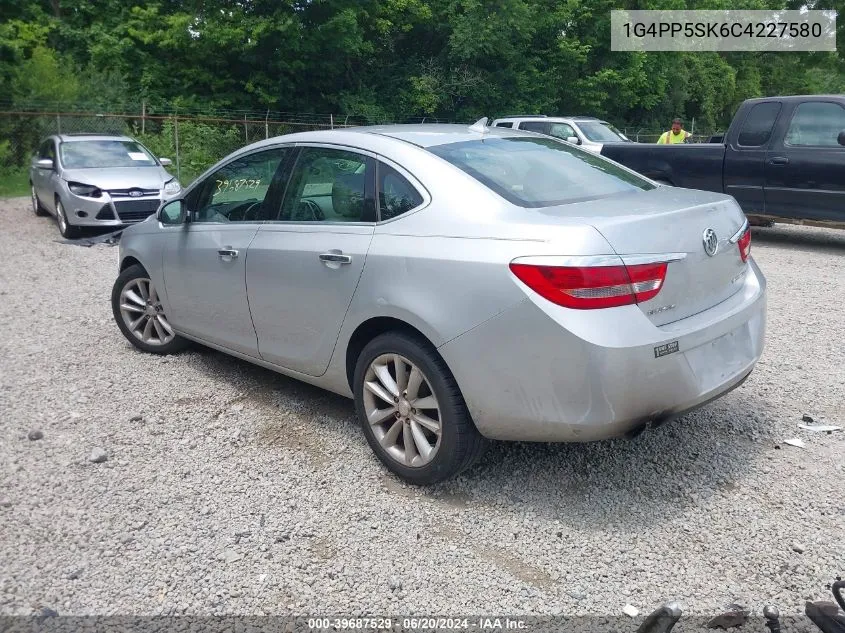 2012 Buick Verano VIN: 1G4PP5SK6C4227580 Lot: 39687529