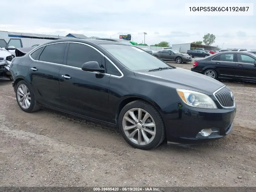 2012 Buick Verano Leather Group VIN: 1G4PS5SK6C4192487 Lot: 39695420