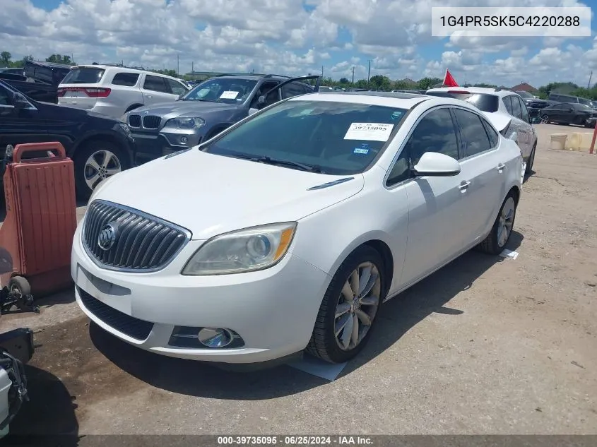 2012 Buick Verano Convenience VIN: 1G4PR5SK5C4220288 Lot: 39735095