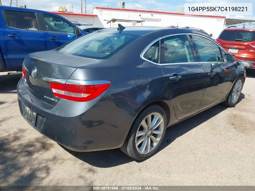 2012 Buick Verano VIN: 1G4PP5SK7C4198221 Lot: 39791086