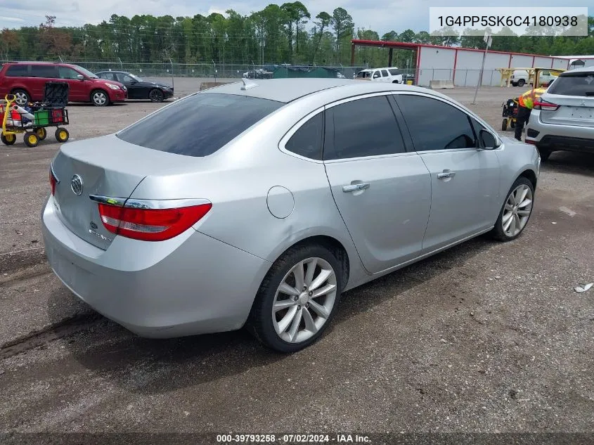 2012 Buick Verano VIN: 1G4PP5SK6C4180938 Lot: 39793258