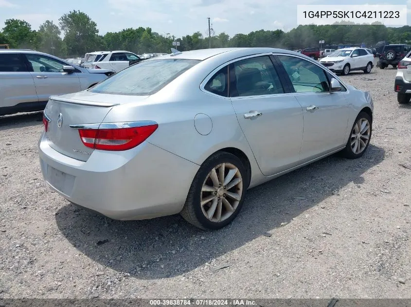 2012 Buick Verano VIN: 1G4PP5SK1C4211223 Lot: 39838784