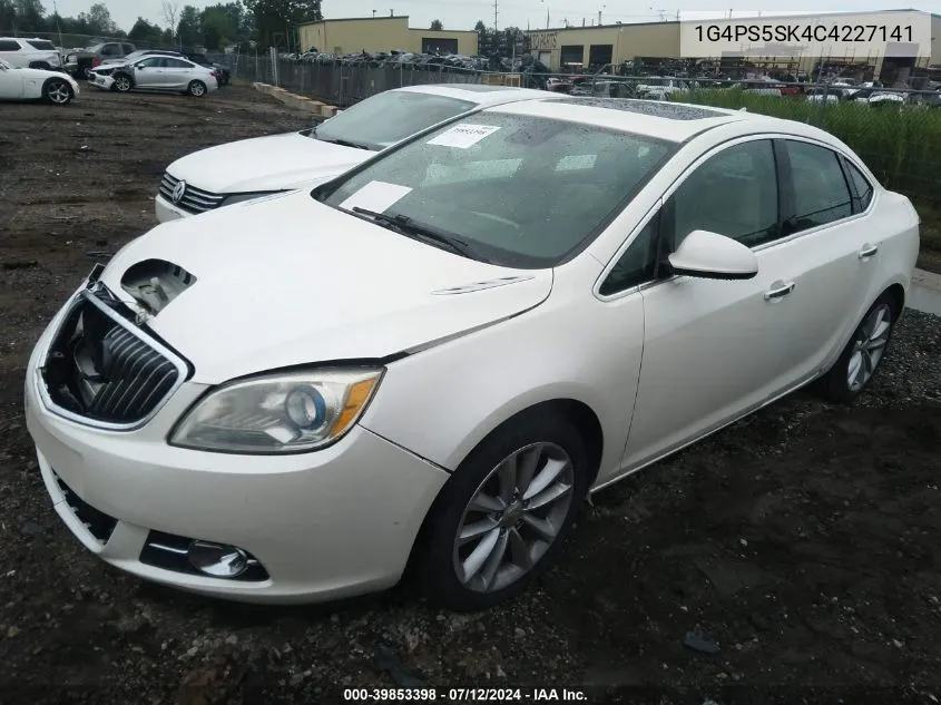 2012 Buick Verano VIN: 1G4PS5SK4C4227141 Lot: 39853398