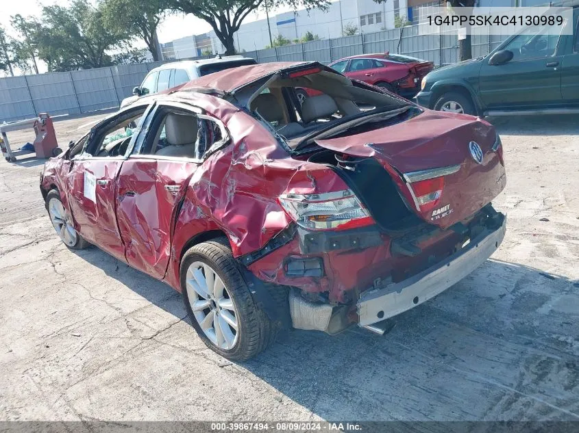 2012 Buick Verano VIN: 1G4PP5SK4C4130989 Lot: 39867494