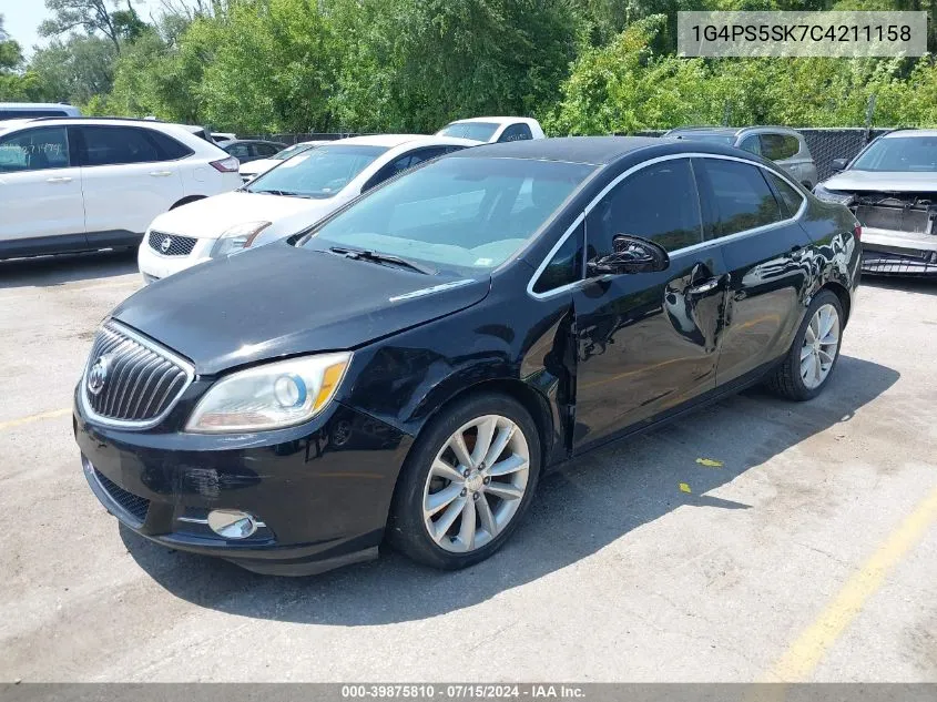 2012 Buick Verano Leather Group VIN: 1G4PS5SK7C4211158 Lot: 39875810