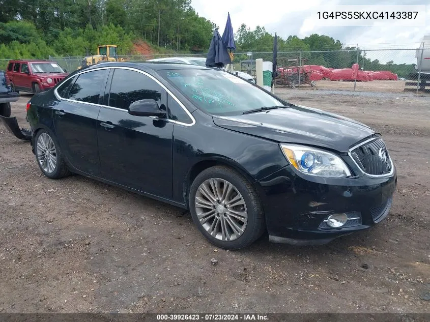 2012 Buick Verano Leather Group VIN: 1G4PS5SKXC4143387 Lot: 39926423