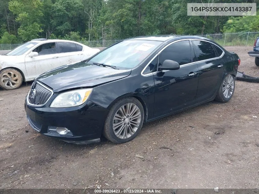 2012 Buick Verano Leather Group VIN: 1G4PS5SKXC4143387 Lot: 39926423