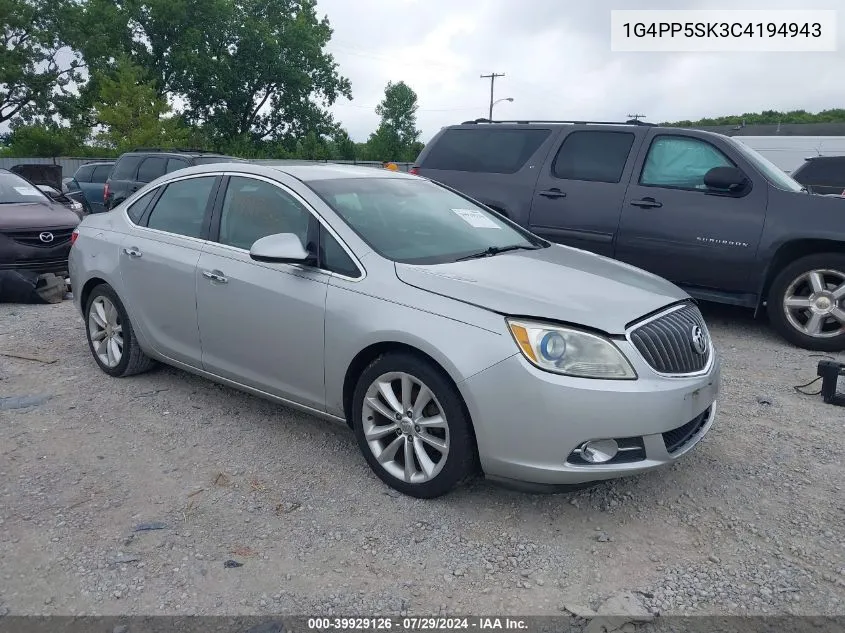 2012 Buick Verano VIN: 1G4PP5SK3C4194943 Lot: 39929126