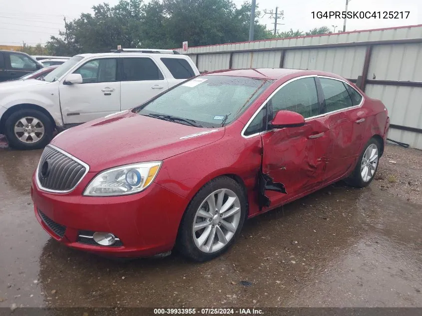 2012 Buick Verano Convenience Group VIN: 1G4PR5SK0C4125217 Lot: 39933955