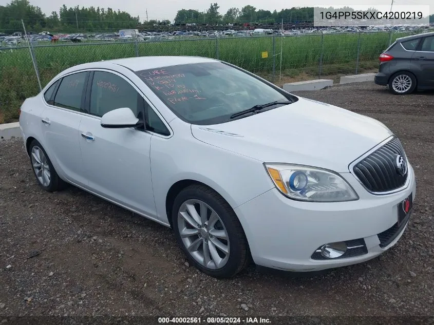 1G4PP5SKXC4200219 2012 Buick Verano