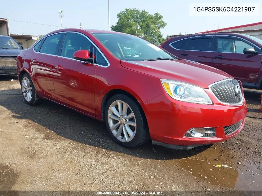 2012 Buick Verano Leather Group VIN: 1G4PS5SK6C4221907 Lot: 40009042