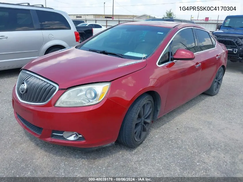 1G4PR5SK0C4170304 2012 Buick Verano Convenience Group