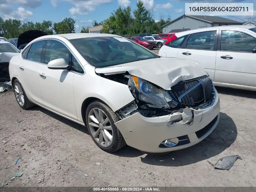 2012 Buick Verano Leather Group VIN: 1G4PS5SK6C4220711 Lot: 40155085