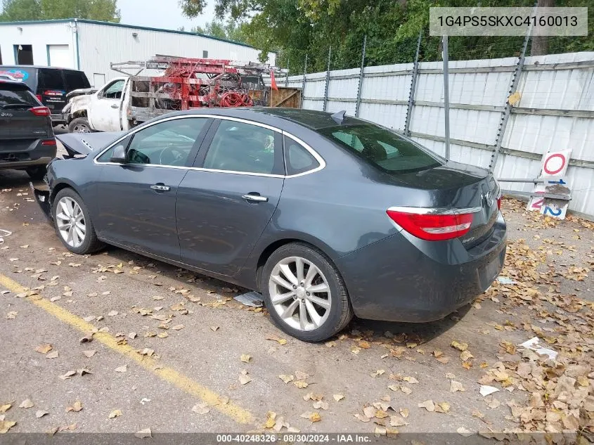 2012 Buick Verano Leather Group VIN: 1G4PS5SKXC4160013 Lot: 40248326