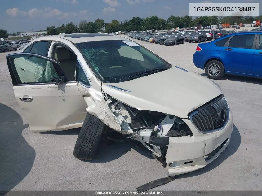 2012 Buick Verano VIN: 1G4PS5SK0C4138487 Lot: 40309558