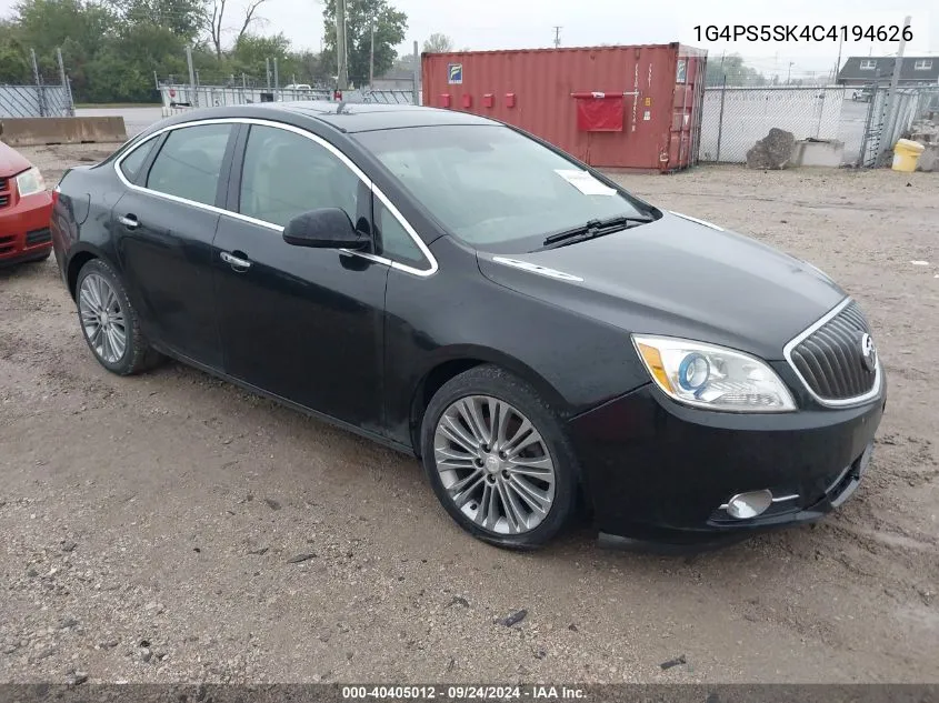 1G4PS5SK4C4194626 2012 Buick Verano Leather Group