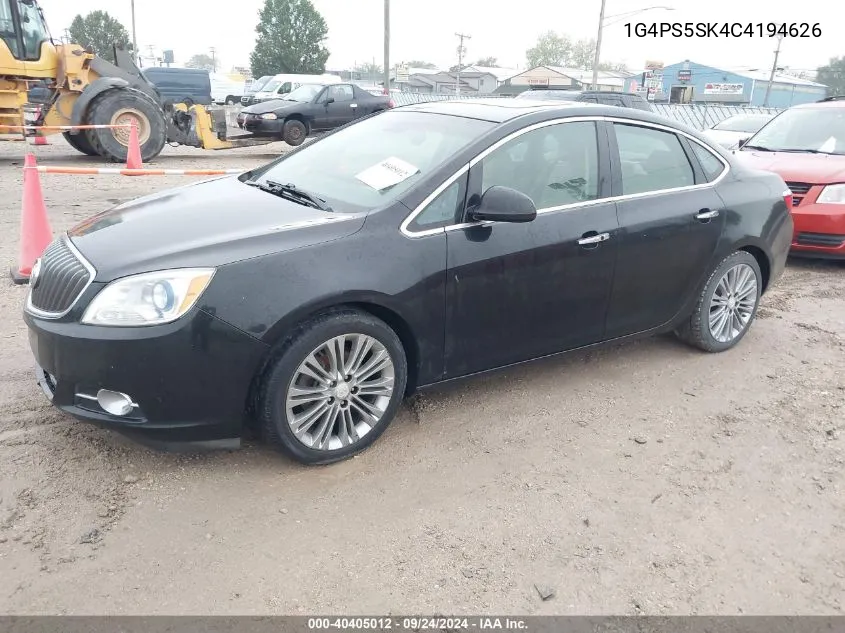 1G4PS5SK4C4194626 2012 Buick Verano Leather Group