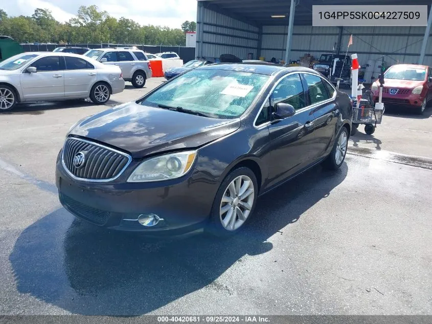 2012 Buick Verano VIN: 1G4PP5SK0C4227509 Lot: 40420681