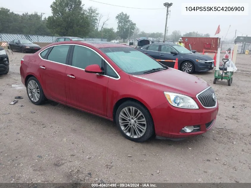 2012 Buick Verano Leather Group VIN: 1G4PS5SK5C4206900 Lot: 40431498