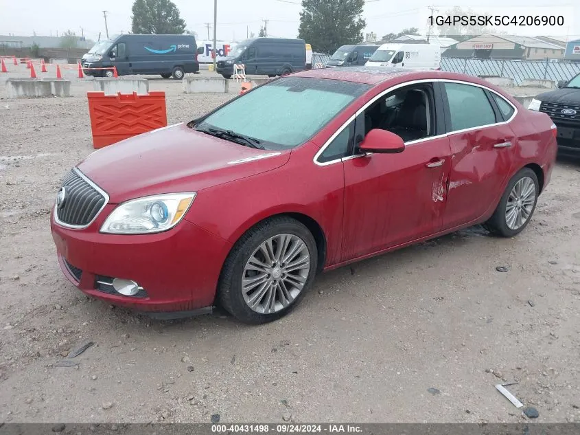 2012 Buick Verano Leather Group VIN: 1G4PS5SK5C4206900 Lot: 40431498