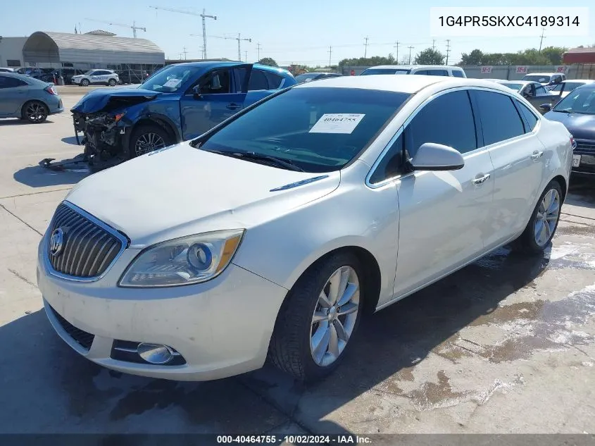 1G4PR5SKXC4189314 2012 Buick Verano Convenience Group