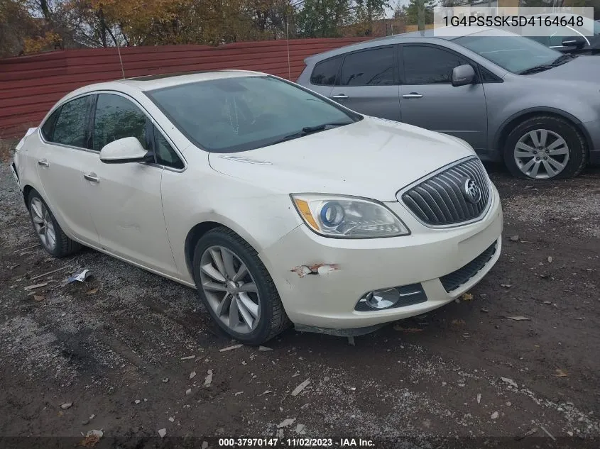 2013 Buick Verano Leather Group VIN: 1G4PS5SK5D4164648 Lot: 37970147