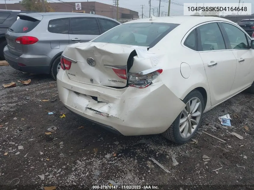 2013 Buick Verano Leather Group VIN: 1G4PS5SK5D4164648 Lot: 37970147